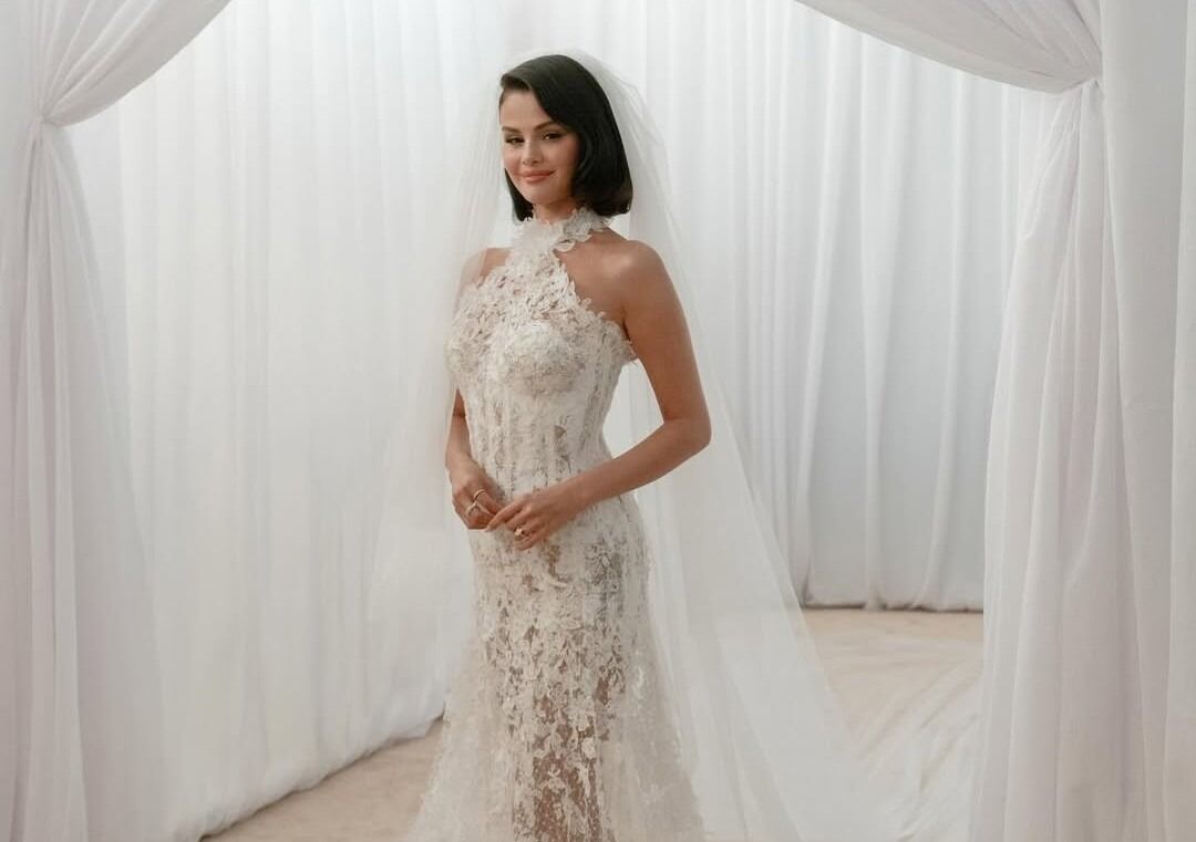 First Look at Selena Gomez Wedding Hair